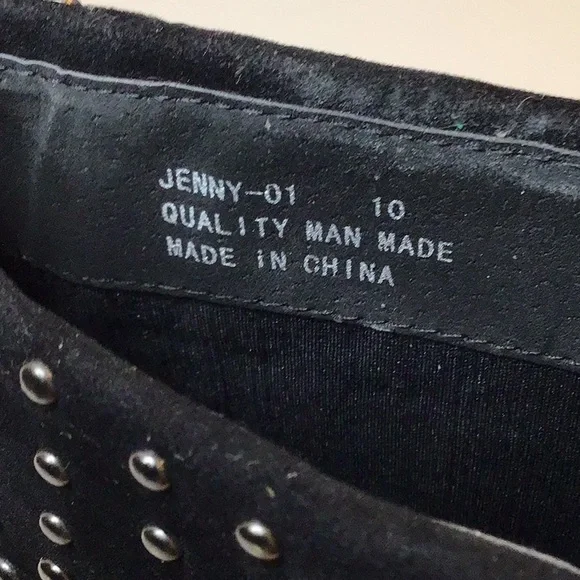 MIXX JENNY BLACK SUEDE ANKLE SHOES SZ 10 - Picture 11 of 13